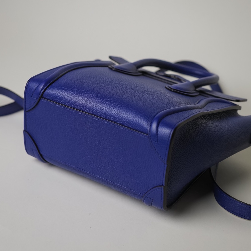 Celine Luggage Nano (blue) (Pre-Owned) - Picture 3 of 8